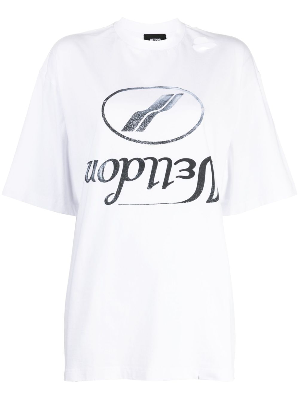We11done T-Shirt mit grafischem Print - Weiß von We11done