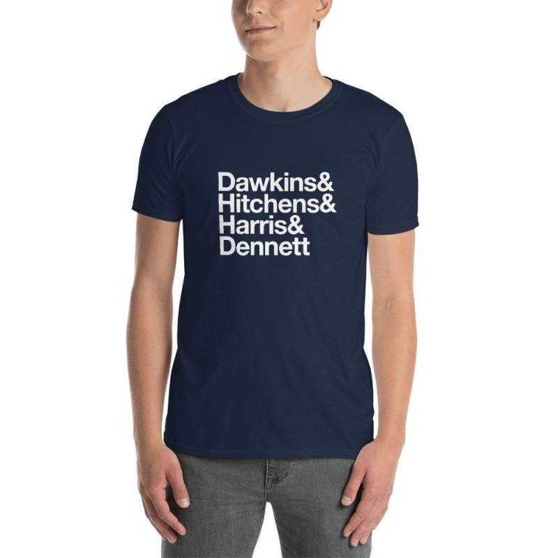 Vier Reiter Des Neuen Atheismus Shirt T-Shirt Atheist Dawkins , Hitchens Harris & Dennett Neu Von Typecast Vier Reiter Des Neuen Atheismus Shirt T-Shirt Atheist Dawkins , Hitchens Harris & Dennett Neu Von Typecast von WeAreTypecast