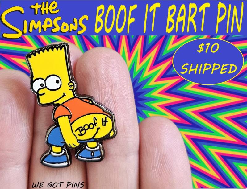 90Er Jahre Cartoon Just Boof It Hutnadel Aus Emaille Am Revers 90Er Jahre Cartoon Just Boof It Hutnadel Aus Emaille Am Revers von WeGotPinsMerch