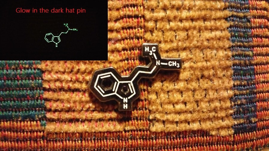 The Spirit Molecule Glow in The Dark Festival Revers Hut Pin The Spirit Molecule Glow in The Dark Festival Revers Hut Pin von WeGotPinsMerch