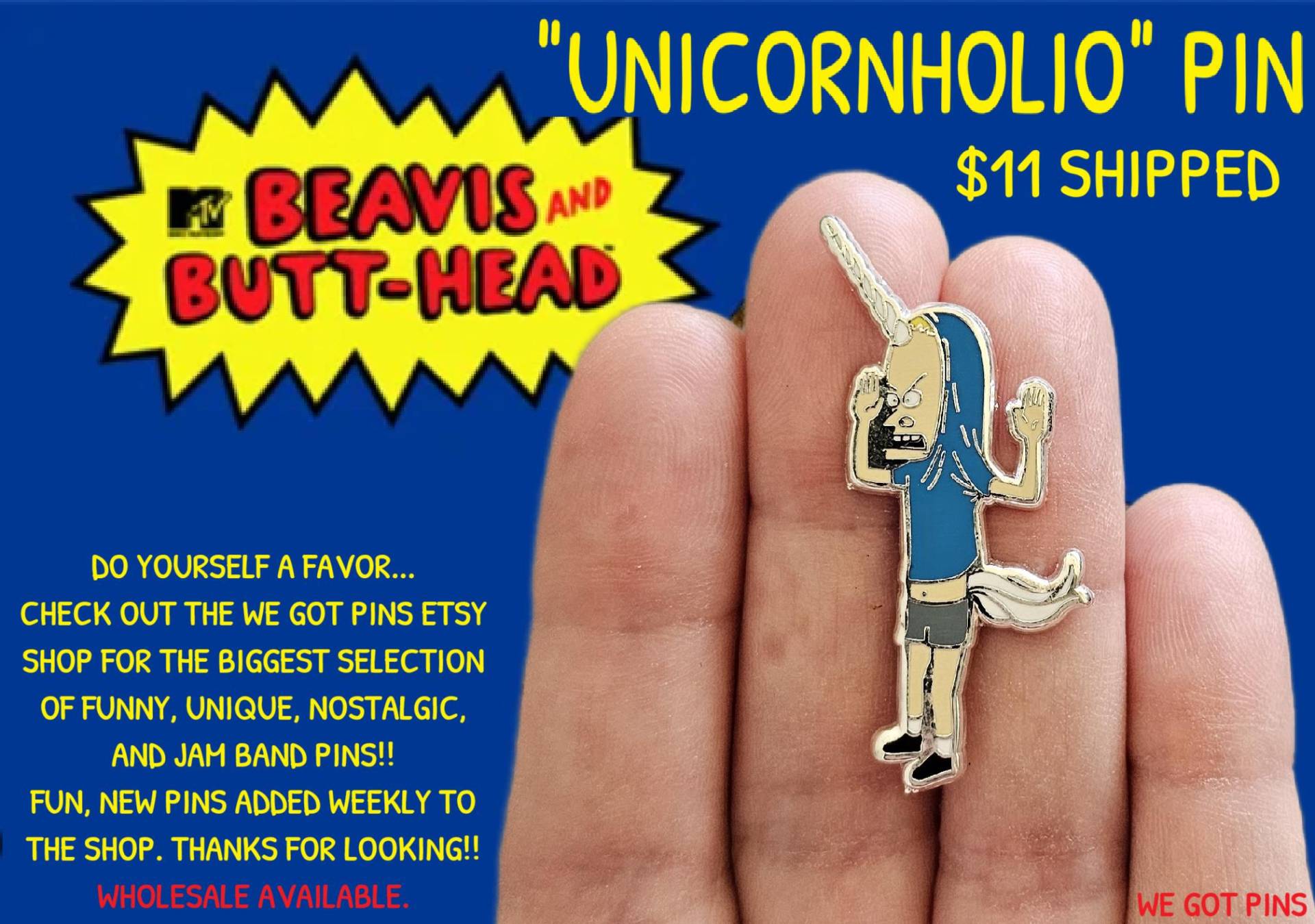 Unicornholio Einhorn Edm Raver Hippy Festival Revers Hut Pin Unicornholio Einhorn Edm Raver Hippy Festival Revers Hut Pin von WeGotPinsMerch