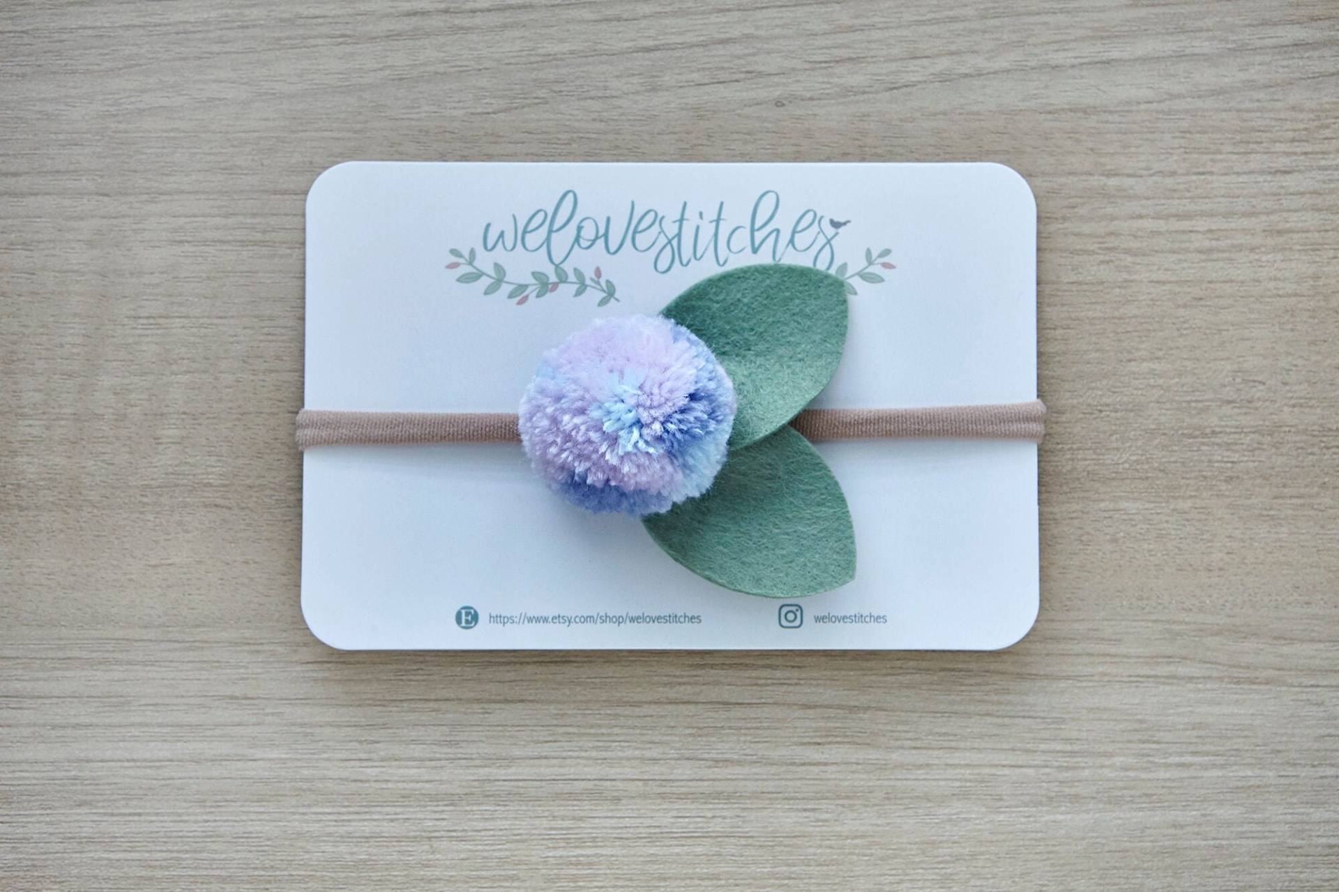 Pom Stirnbänder - Neugeborene Stirnband Baby Mädchen Säugling Kleinkind von WeLoveStitches