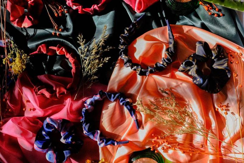 Rütten Satin Stirnbänder | Recycelter Herbst Stirnband Haar Accessoire Rütten Satin Stirnbänder | Recycelter Herbst Stirnband Haar Accessoire von WeMadeThisStudio