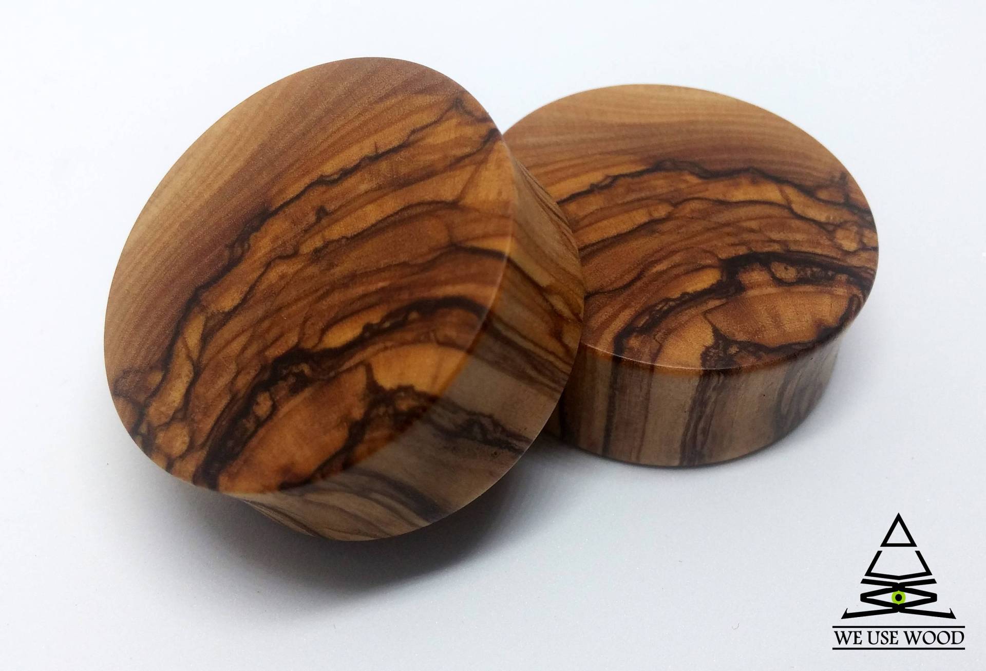 Bethlehem Oliven Holz Plugs Handgefertigtes Ohr Durchmesser 8 - 101 Mm Bethlehem Oliven Holz Plugs Handgefertigtes Ohr Durchmesser 8 - 101 Mm von WeUseWood