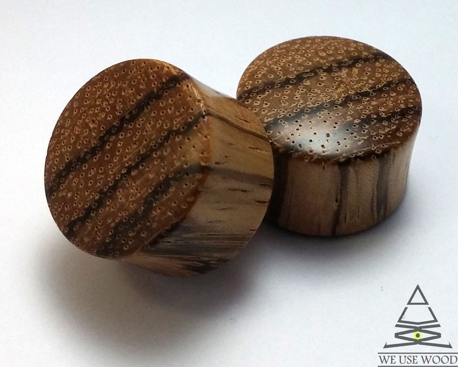 Zebra Holz Plugs Handgemachte Ohr Zebrano 1 Paar Für 4 Mm - 50 Mm Zebra Holz Plugs Handgemachte Ohr Zebrano 1 Paar Für 4 Mm - 50 Mm von WeUseWood
