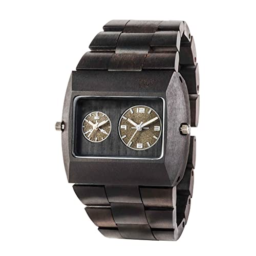 WeWOOD Herren Analog Quarz Uhr mit Holz Armband WW02013 von WeWOOD