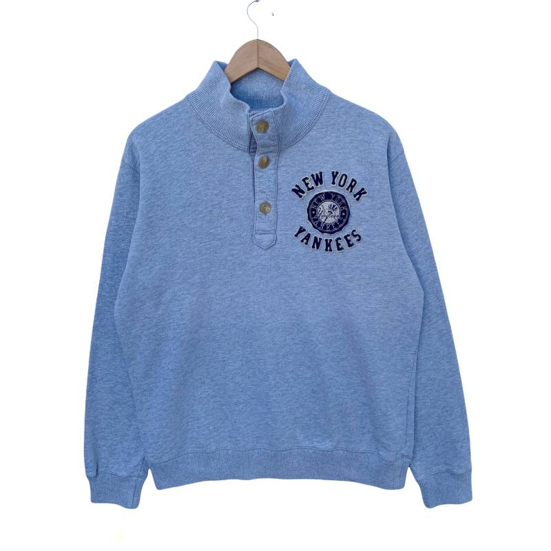 New York Yankees Sweatshirt Pullover Grau Farbe Merchandise Major League Baseball Mlb Extra Large Size von WeWearItAgain