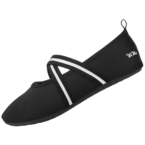 WeWee® Barfußschuhe Damen [Gr. 35-43] mit stützendem Band für perfekten Halt I Federleichte & flexible Barfuss Schuhe Damen Outdoor für freie Füße von WeWee