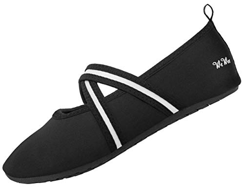 WeWee® Barfußschuhe Damen [Gr. 35-43] mit stützendem Band für perfekten Halt I Federleichte & Flexible Barfuss Schuhe Damen Outdoor für freie Füße von WeWee