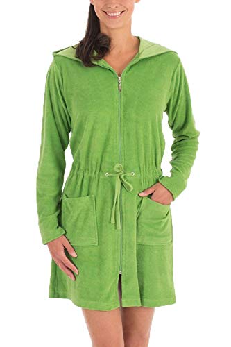 WeWo fashion Damen Kapuzenmantel 031 grasgrün, S von WeWo fashion