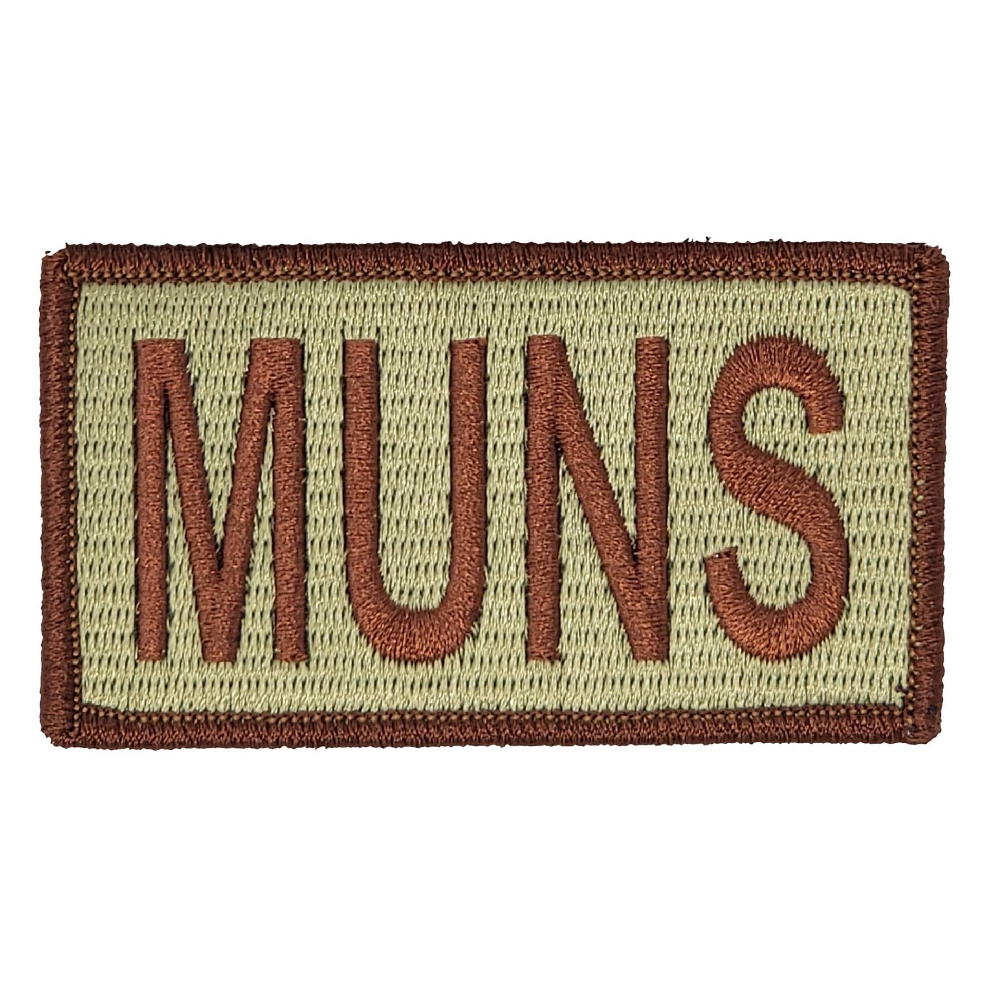 Muns Duty Identifier Tab/Aufnäher von WeaponzOnline