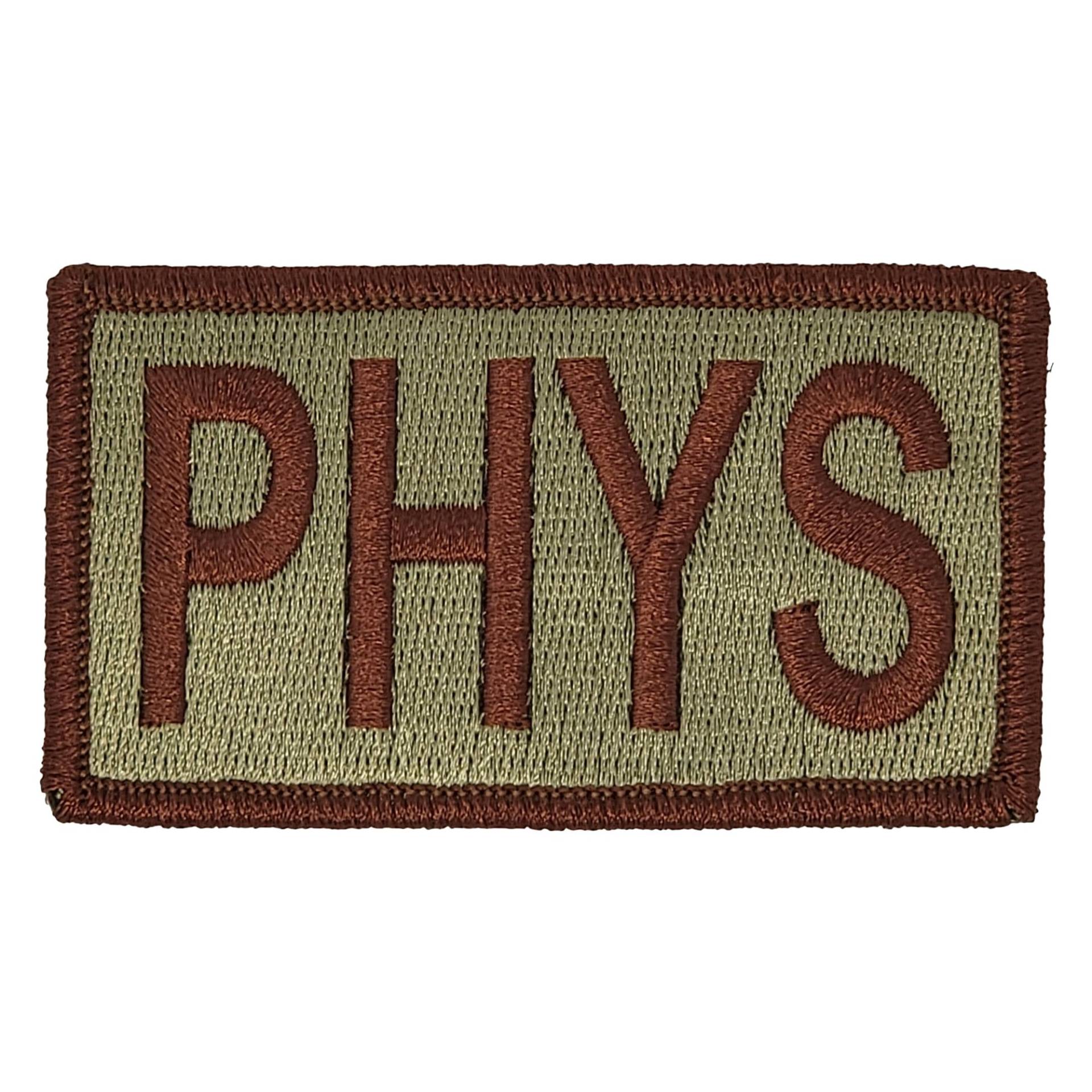 Phys Duty Identifier Tab/Aufnäher von WeaponzOnline