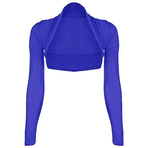 WearAll - Damen Bolero Langarm Top - Königsblau - 36-38 WearAll - Damen Bolero Langarm Top - Königsblau - 36-38 von WearAll