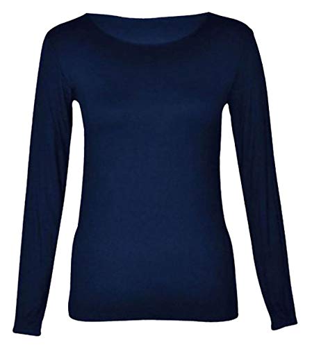 WearAll Damen-Langarmshirt, Übergrößen Gr. 50-52, navy von WearAll