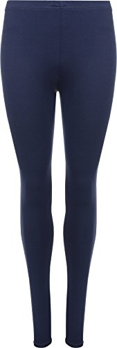 WearAll - Damen Übergröße Lange Leggings - Blau - 48 bis 50 von WearAll