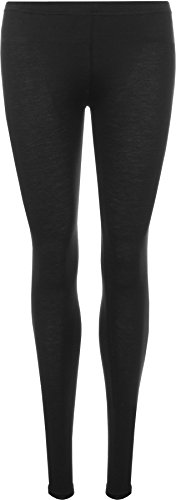 WearAll - Damen Übergröße Lange Leggings - Schwarz - 48 bis 50 von WearAll