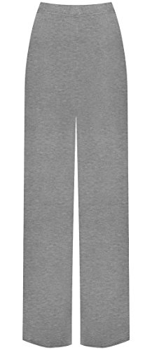 WearAll - Damen Übergröße Palazzo weitem Bein Schlaghosen Gummizug - Grau - 52 bis 54 WearAll - Damen Übergröße Palazzo weitem Bein Schlaghosen Gummizug - Grau - 52 bis 54 von WearAll