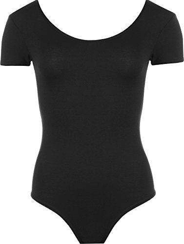 WearAll - Damen elastischer Body Top - Schwarz - 36-38 von WearAll