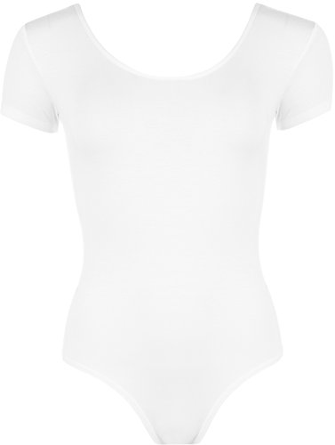 WearAll - Damen elastischer Body Top - Weiß - 36-38 von WearAll