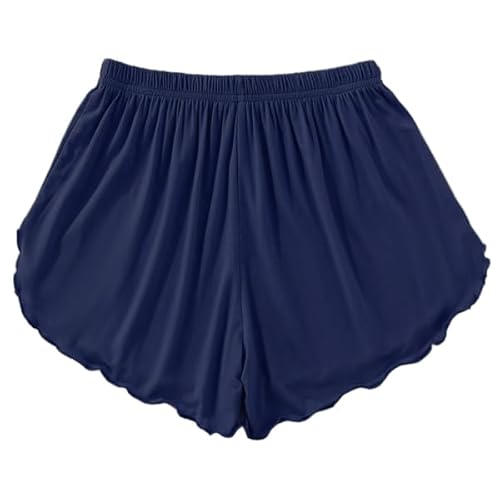 Weardear Damen Schlafanzughose Baumwolle Pyjamahose Nachtwäsche Kurz Freizeit Hose von Weardear