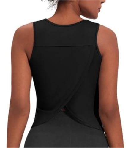 Weardear Damen Tank Top Sommer Sports Shirts Oberteile Frauen Open Back Tank Tops Training Racerback Fitness S-XXL von Weardear