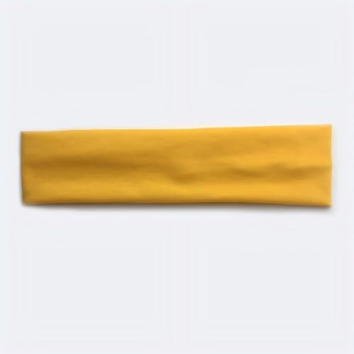 Weardear Stirnband Damen Breite Elastische Weiche Haarband Haarreifen Banda AI-Gelb von Weardear