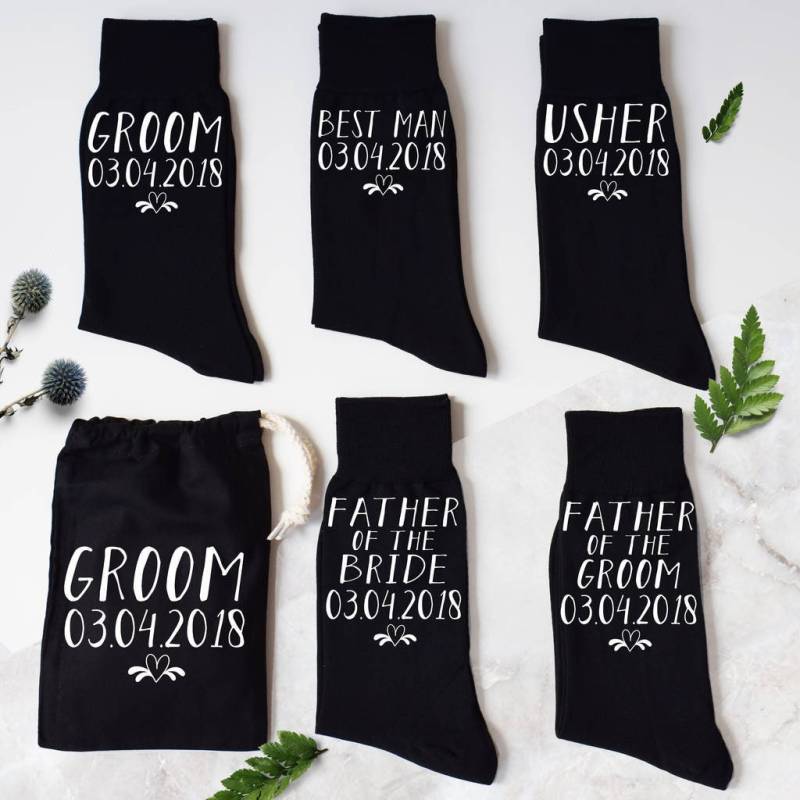 Personalisierte Groomsmen Socken, Hochzeit Geschenk von WeaselandStoatLtd