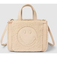 Weat Umhängetasche mit Teddyfell Modell 'Smiley® Cozy' in Beige, Größe One Size von Weat