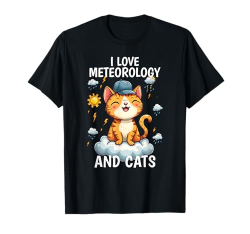 Lustig Ich liebe Meteorologie und Katzen Weatherman Boy Girl T-Shirt Lustig Ich liebe Meteorologie und Katzen Weatherman Boy Girl T-Shirt von Weatherman Weather Forecaster Meteorologist