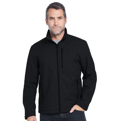 Weatherproof Garment Co. Herren Softshelljacke - Schwarz - Groß von Weatherproof