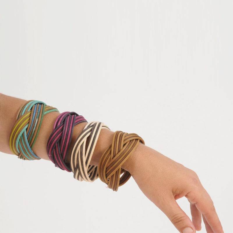 Geflochtener Armreif, Armstulpe Geflochtener Armreif, Armstulpe von WeavingArt