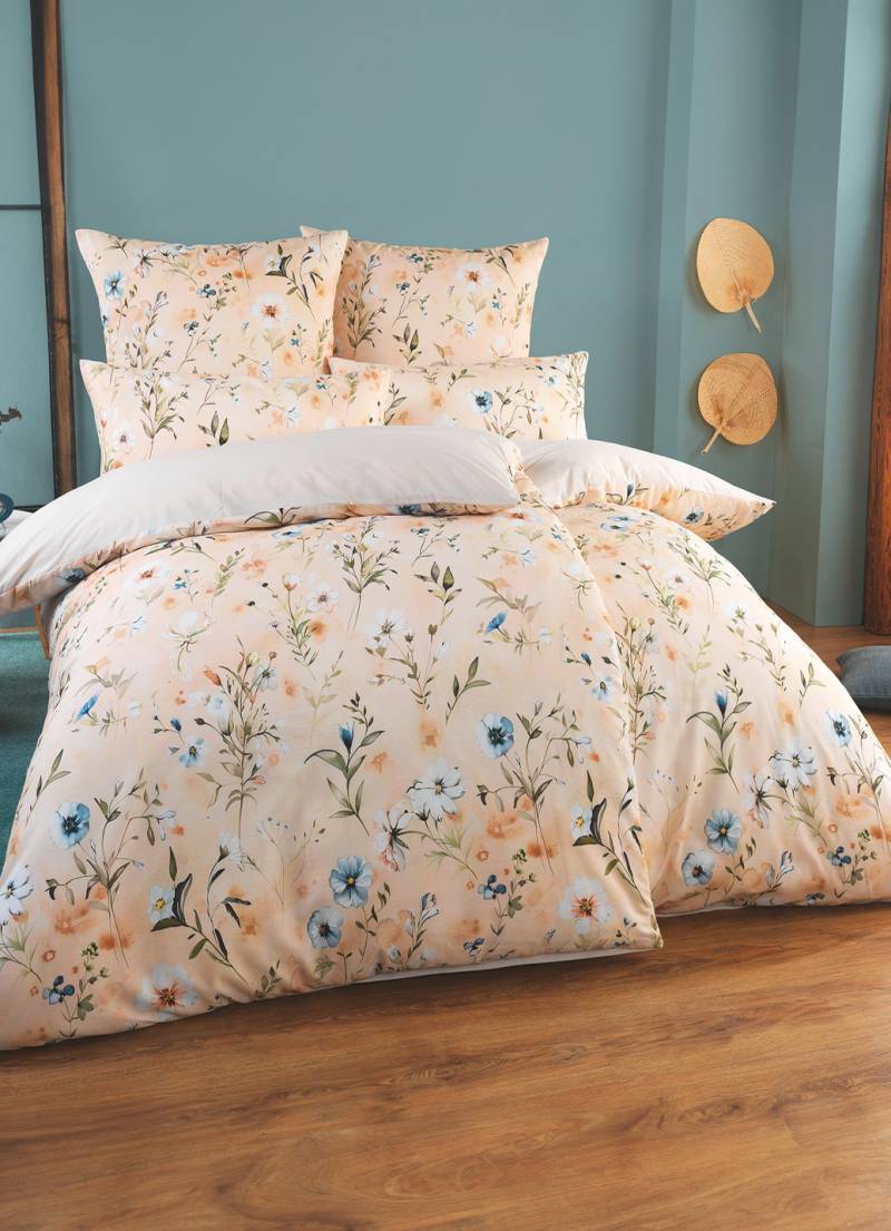 Frühlingshafte Bettwäsche-Garnitur von Webana, Größe 412 (4-teiliges Sparset), Multicolor von Webana