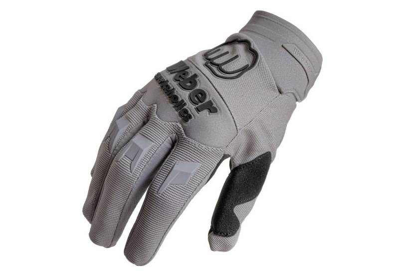 Weber GmbH Motorradhandschuhe Weber #Werkeholics Handschuhe grau XL mit hervorragendem Grip, Fingerknöchelprotektoren von Weber GmbH