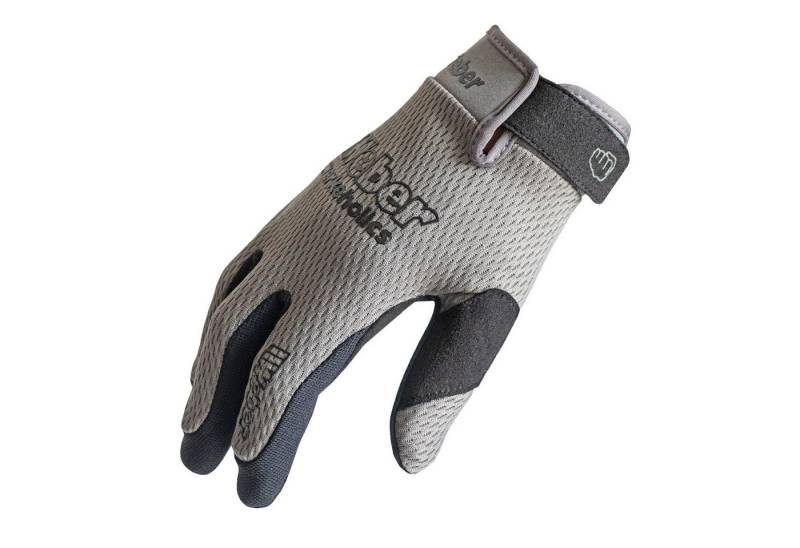 Weber GmbH Fahrradhandschuhe Weber #Werkeholics Ultra Lite Handschuhe grau/schwarz mit hervorragendem Grip, ultra-leicht und luftdurchlässig von Weber GmbH