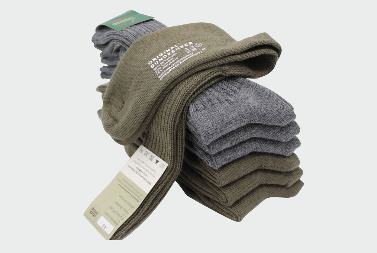 Orig. Bundeswehrsocken Bzw. Bundesheersocken 3 Paar - Einfach Die Besten I Wandersocken Arbeitssocken Skisocken Orig. Bundeswehrsocken Bzw. Bundesheersocken 3 Paar - Einfach Die Besten I Wandersocken Arbeitssocken Skisocken von Webereishop