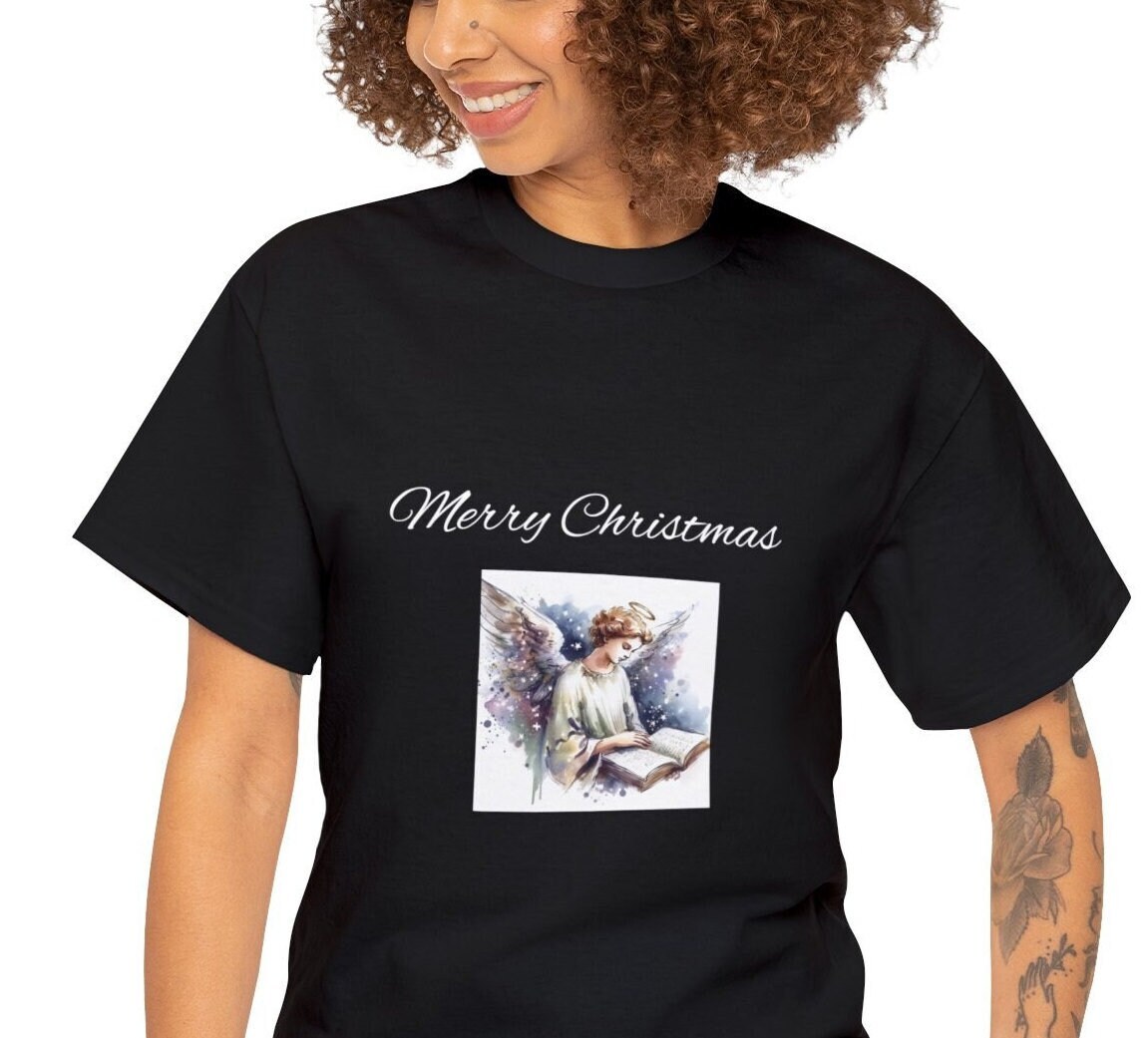 Christmas T-Shirt, Family Shirt & Party T-Shirt For Holiday-Season, Cute Angel Shirt, Matching Outfit von WebserviceArt