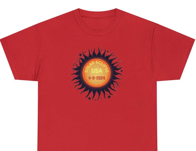 Total Solar Eclipse April 8, 2024, Solar Eclipse 2024 T - Shirt, Spring 8 Sun Moon, Astronomy Event, Totality Souvenir von WebserviceArt