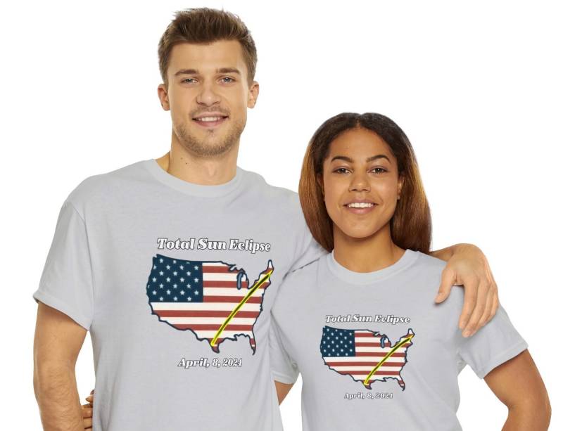 Total Solar Eclipse Shirt, April 8, 2024, Solar Eclipse 2024 T-Shirt, America Totality, Moon Astronomy Souvenir von WebserviceArt