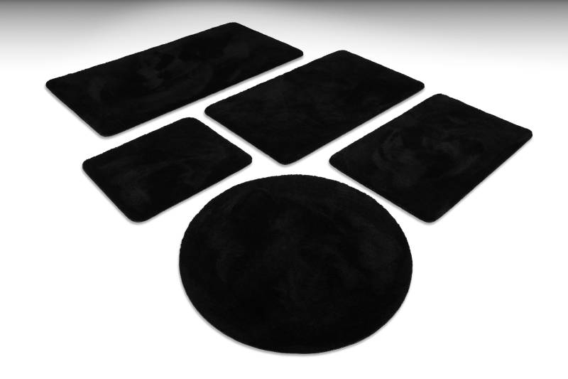 Wecon home Basics Badematte "Joris" Höhe 20 mm rutschhemmend beschichtet strapazierfähig waschbar, viele Größen, Badezimmerteppich, uni von Wecon Home Basics