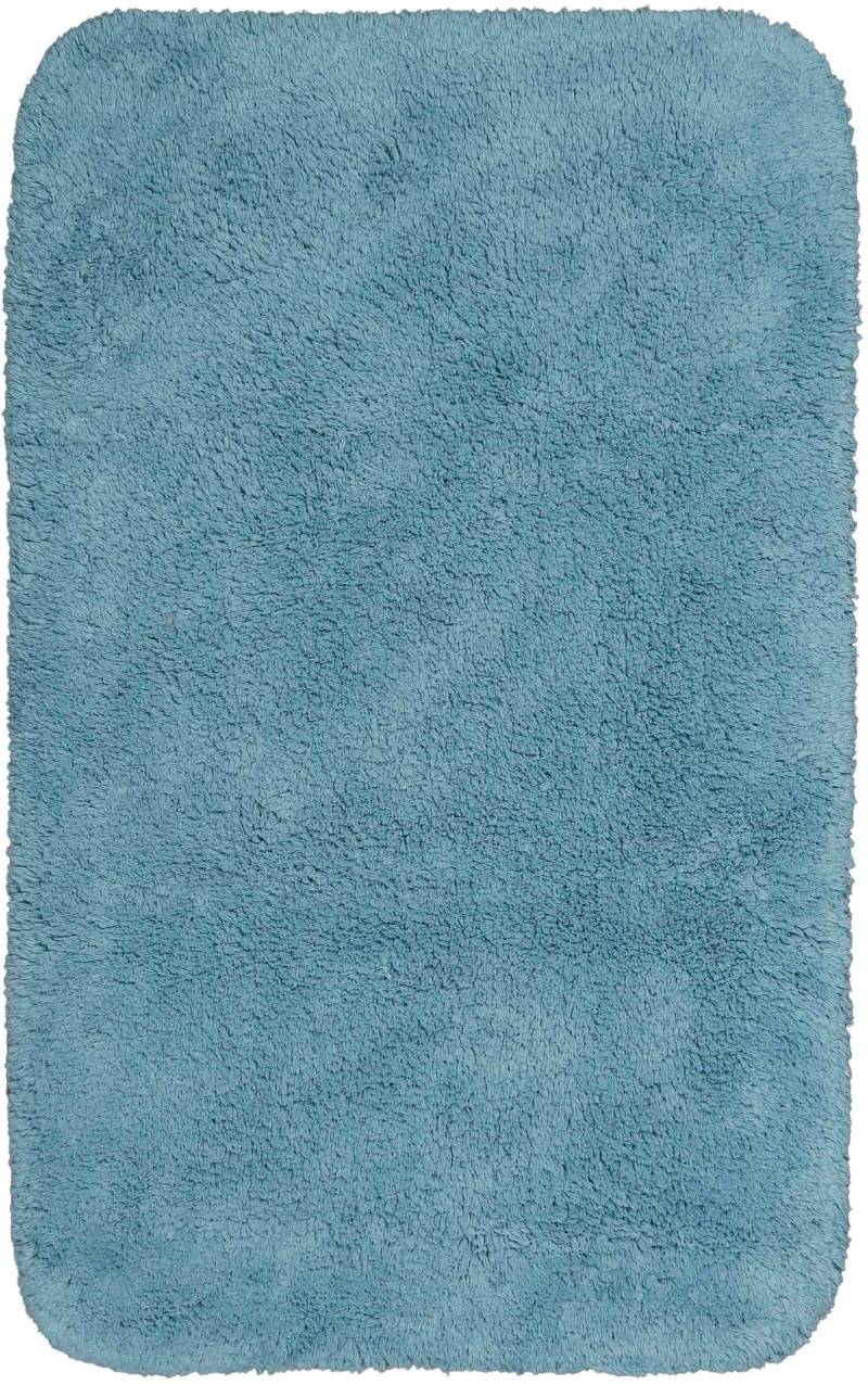 Wecon home Basics Badematte "Ole WB-2721" Höhe 20 mm fußbodenheizungsgeeignet 100% Baumwollflor, waschbar, einfarbig, Badezimmerteppich von Wecon Home Basics