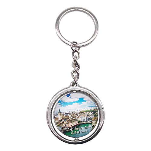 Zürich Schweiz 3D Glas Kristall Keychain KeyRing rotierende Dekoration Tourist Souvenir Männer Frauen Accessoires Geschenk rotierende Dekoration Zürich Schweiz 3D Glas Kristall Keychain KeyRing rotierende Dekoration Tourist Souvenir Männer Frauen Accessoires Geschenk rotierende Dekoration von Wedarego