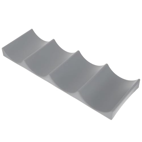 WeddHuis 1 PCS Non-Slip Stackable Refrigerator Bottle Holder Organizer for Kitchen Pantry Cabinet Beer (grau) von WeddHuis