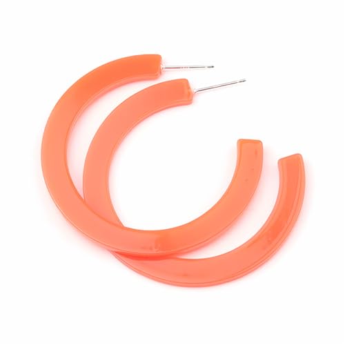 WeddHuis 1 Pair Neon Ohrringe Damen Große Creolen Acryl Vintage Neon Ohrringe Offene Ohrringe C-Form Mode Dicke Hoop Earrings Leichter Schmuck Ohrringe Für 70er 80er 90er Party Zubehör Ohrhänger WeddHuis 1 Pair Neon Ohrringe Damen Große Creolen Acryl Vintage Neon Ohrringe Offene Ohrringe C-Form Mode Dicke Hoop Earrings Leichter Schmuck Ohrringe Für 70er 80er 90er Party Zubehör Ohrhänger von WeddHuis