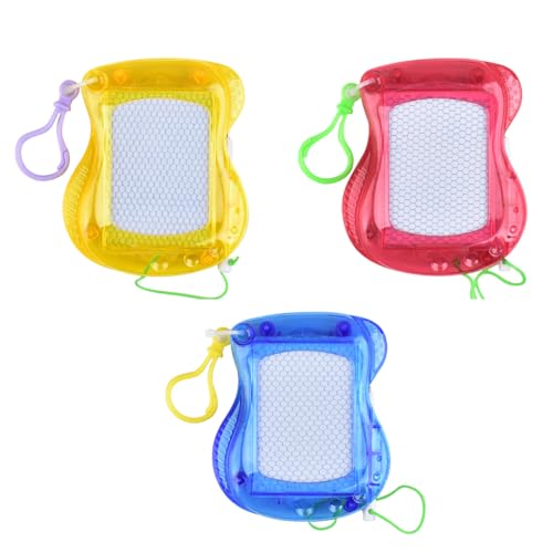 WeddHuis 3Pcs Mini Maltafel Zaubertafel Schlüsselanhänger Kinder Mitgebsel Kindergeburtstag Nützliche Gastgeschenke Kleinigkeiten Give Aways Tombola Preise Pinata Füllung Party Beschäftigung von WeddHuis