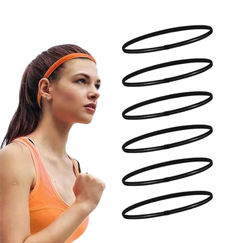 WeddHuis 6 Stück Elastische Stirnbänder Haarband Herren Damen Jungs Kinder Sport Haarband Männer Dünn Antirutsch Hair Band Men Women für Fußball Yoga Laufen WeddHuis 6 Stück Elastische Stirnbänder Haarband Herren Damen Jungs Kinder Sport Haarband Männer Dünn Antirutsch Hair Band Men Women für Fußball Yoga Laufen von WeddHuis