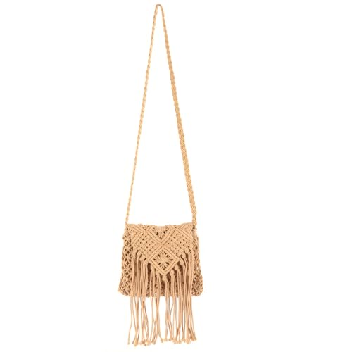 Strohkreuzkörpertasche Baumwollseil gewebte Strohbeutel für Frauen in Großbritannien mit Quasten Häkeln Sommerhandtaschen Summer Beach Party Stroh Strandtasche Rustikale Stiltaschen Strohkreuzkörpertasche Baumwollseil gewebte Strohbeutel für Frauen in Großbritannien mit Quasten Häkeln Sommerhandtaschen Summer Beach Party Stroh Strandtasche Rustikale Stiltaschen von Weddflower