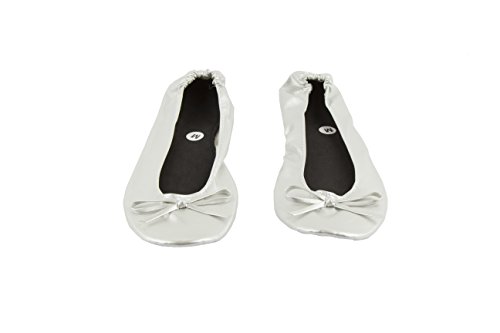 Wedding Mates Schuhe zum Aufrollen nach der Party, silber, 41/42 EU von Wedding Mates