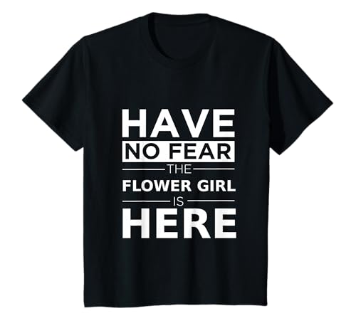 Have No Fear Flower Girl is Here Wedding Party Celebration T-Shirt Have No Fear Flower Girl is Here Wedding Party Celebration T-Shirt von Wedding Party Fun Designs Cute Flower Girl Gifts