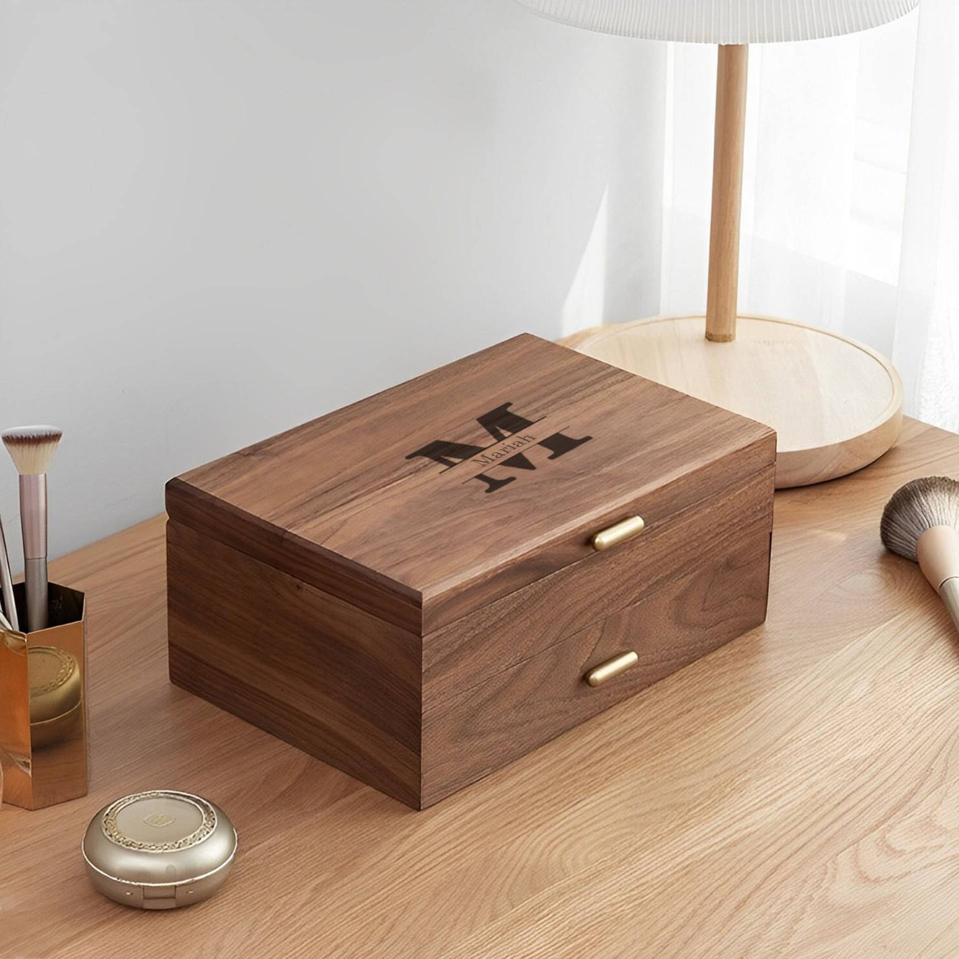 2 Schicht Große Massivholz Schmuckschatulle Mit Schublade Walnuss Holz Ohrring Armband Halskette Ringe Uhr Lagerung Organizer Box 2 Schicht Große Massivholz Schmuckschatulle Mit Schublade Walnuss Holz Ohrring Armband Halskette Ringe Uhr Lagerung Organizer Box von WeddingDesignGift