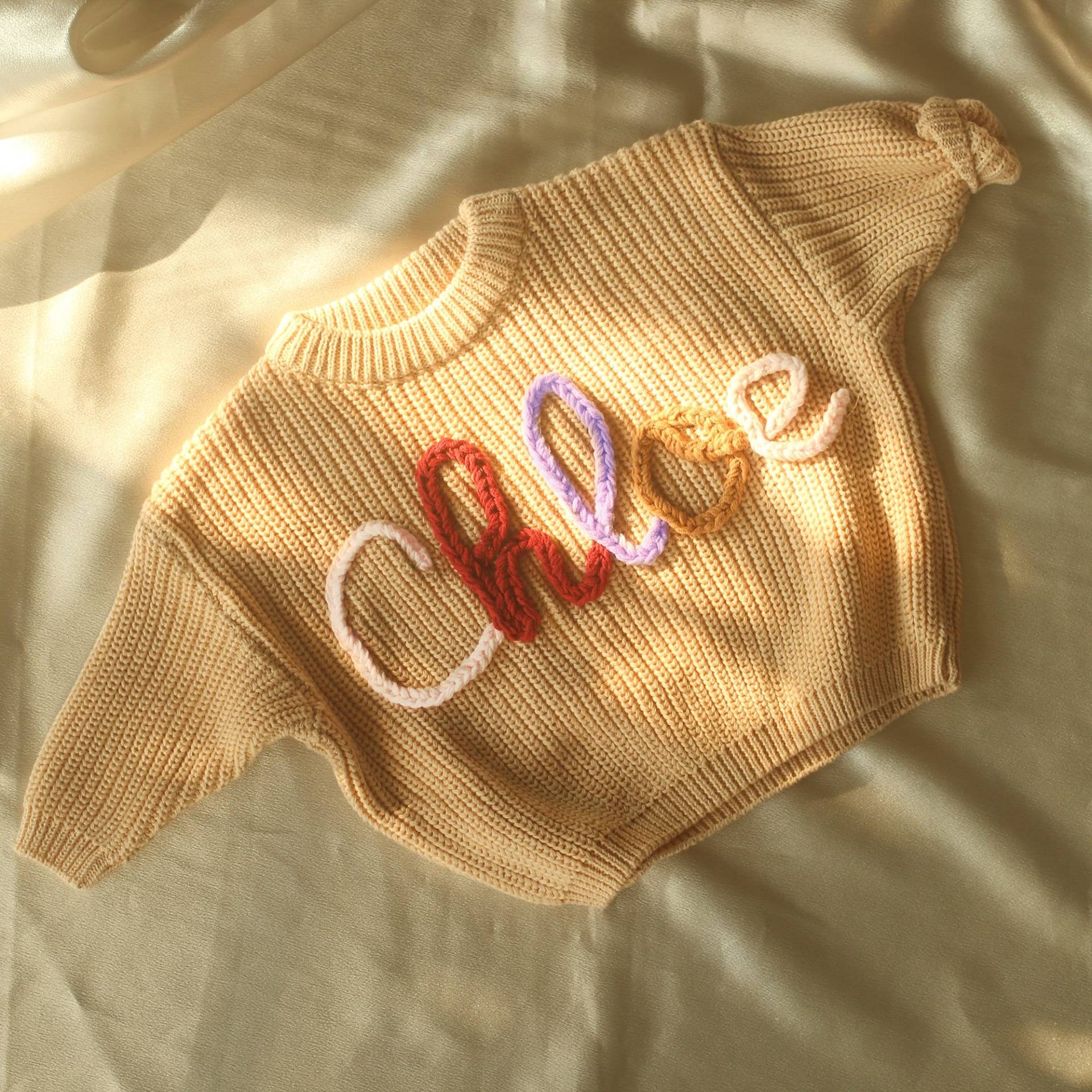 Personalisierte Baby-Pullover, Benutzerdefinierte Name Pullover, Stickerei Neugeborene Mädchen Nach Hause Kommen Outfit, Stricken Für Babys von WeddingGiftsDesign18